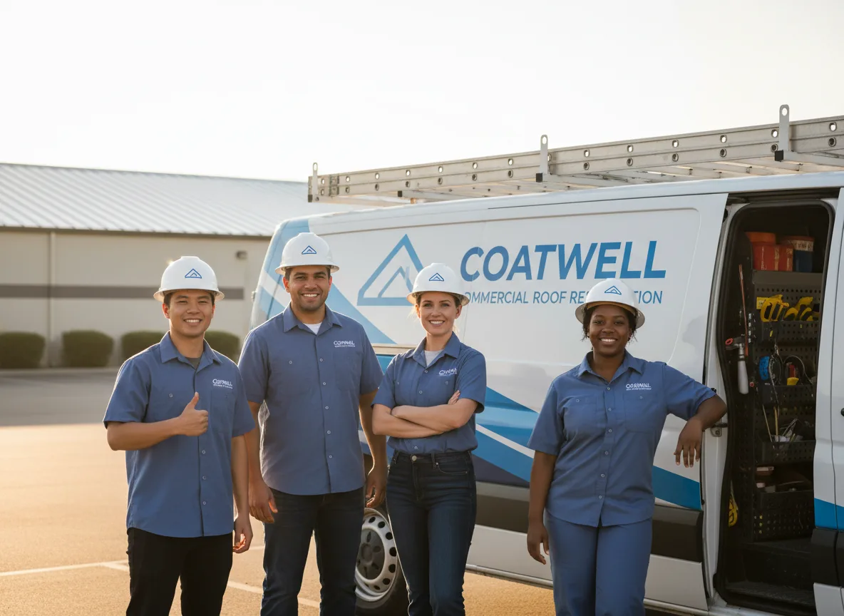 Commercial roof coating company in Eland, WI